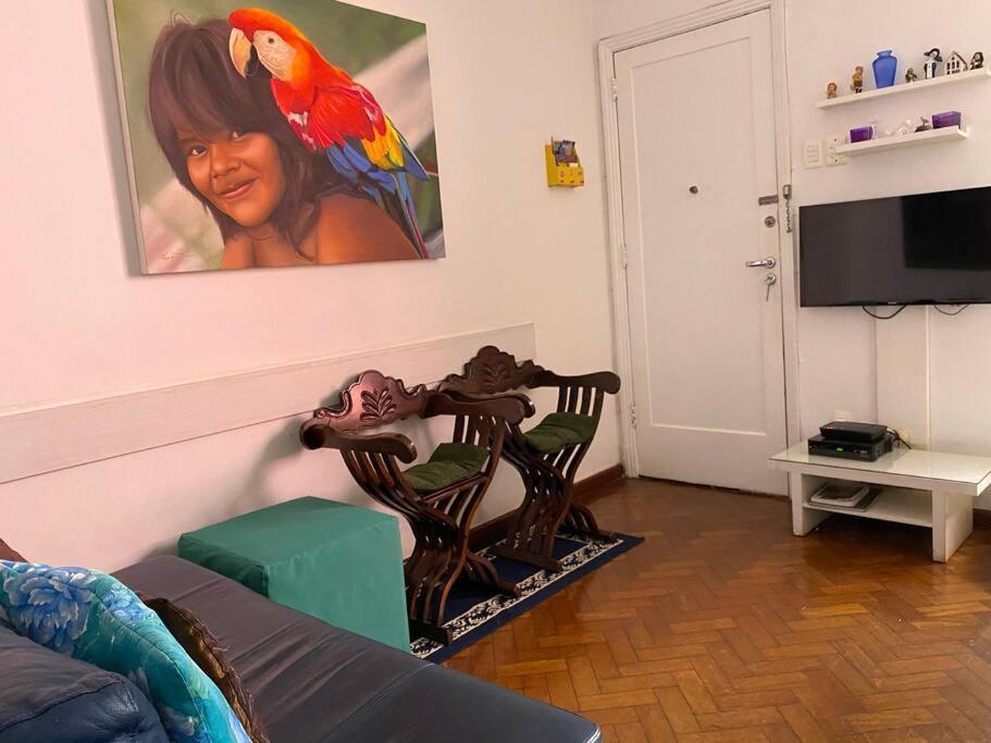 Charmoso Apartamento Na Av. Atlantica, Copacabana Рио-де-Жанейро Экстерьер фото